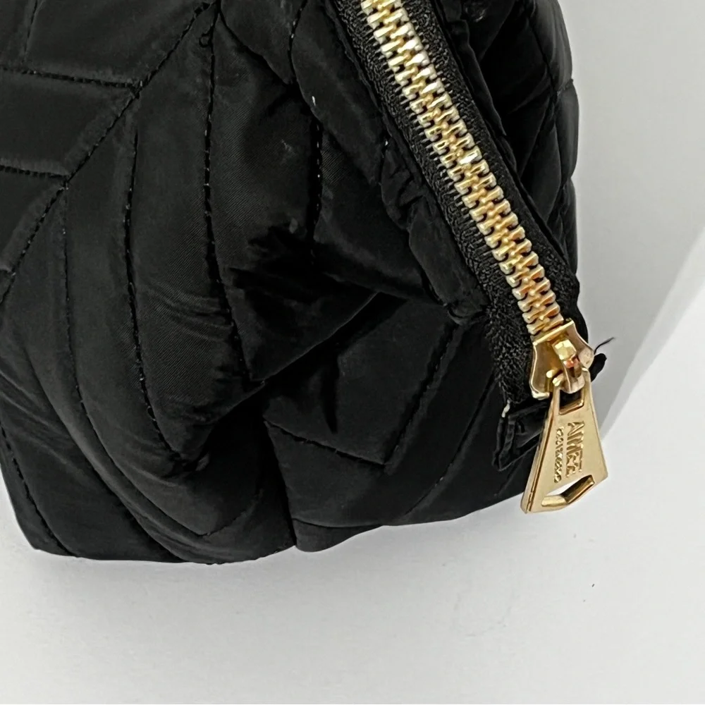 Aimee Kestenberg Black Scene Stealer Quilted Cosmetic/Make up Bag